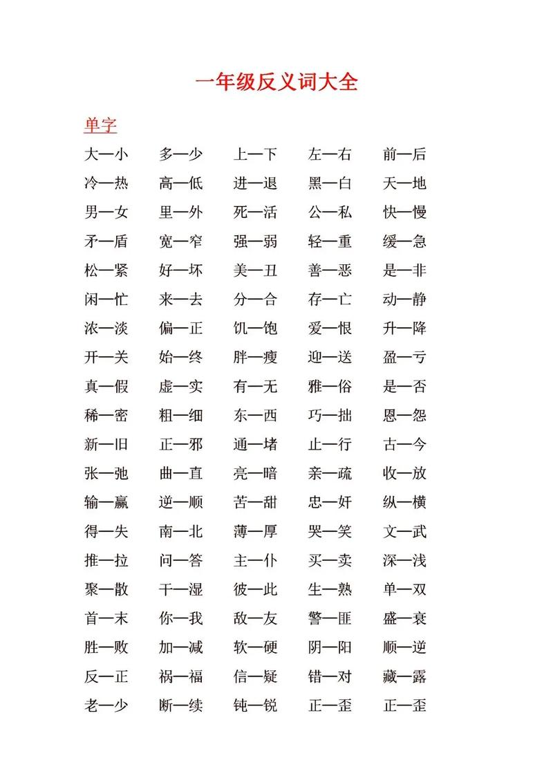 近义词反义词妙用选购指南